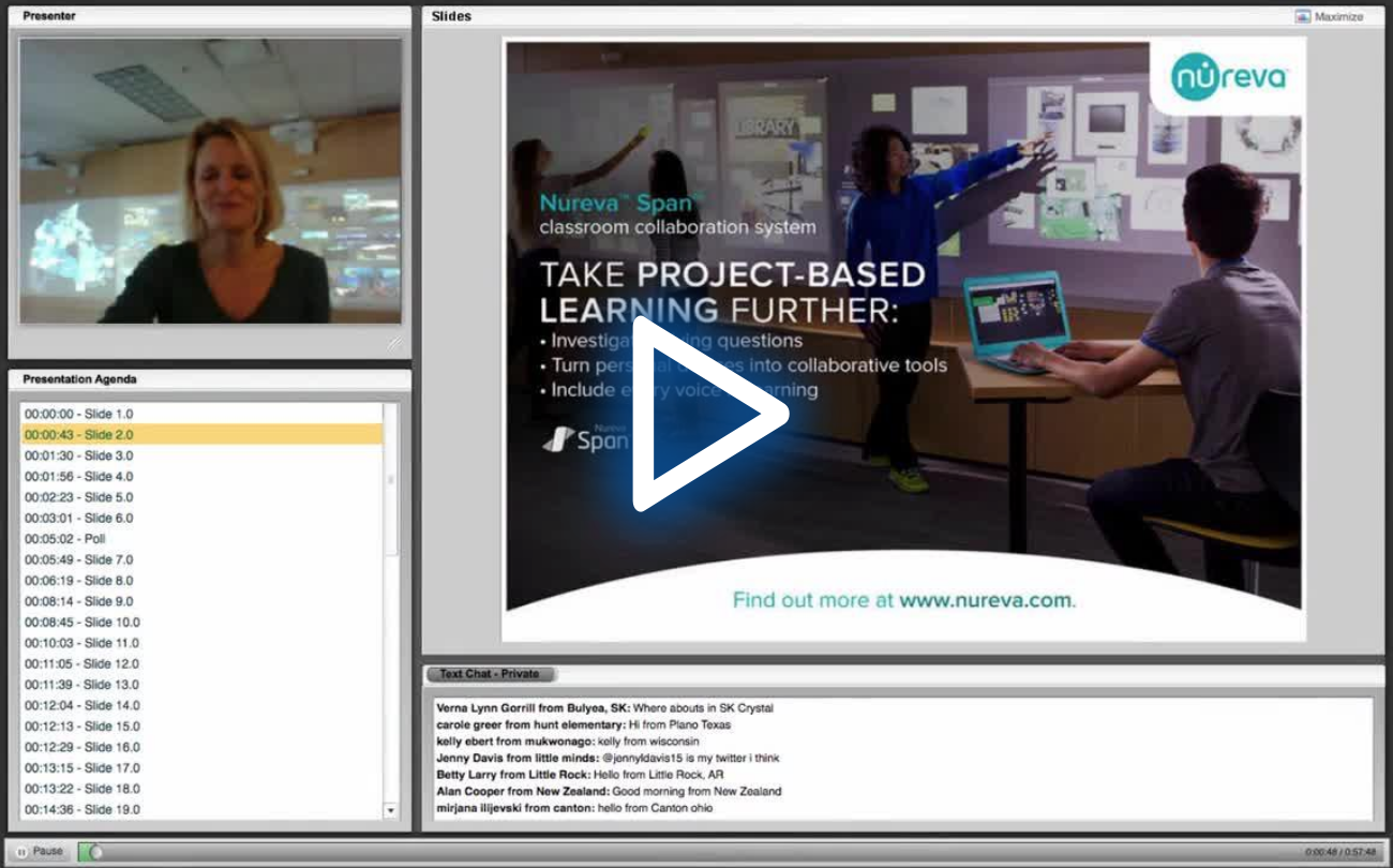 Project Based Learning for Every Classroom edWebinar Recording Link 